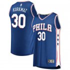 Camiseta Furkan Korkmaz 30 Philadelphia 76ers Icon Edition Azul Hombre